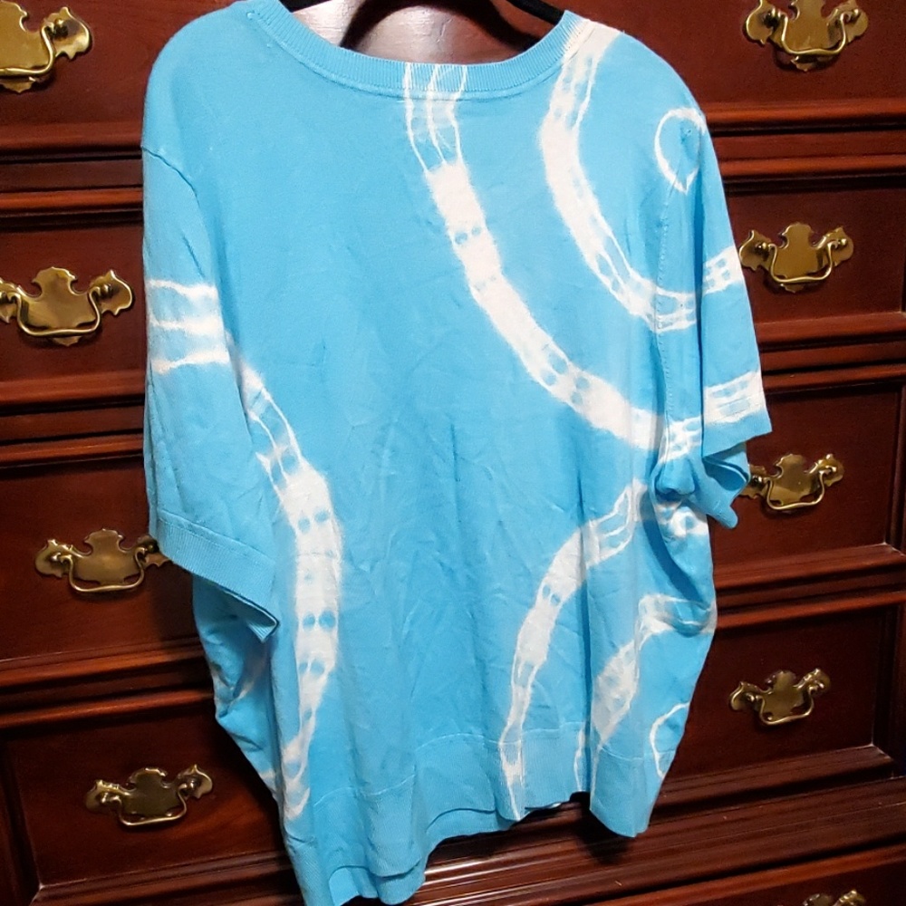 INC Women's  3X Blue Sweater - Picture 4 of 7